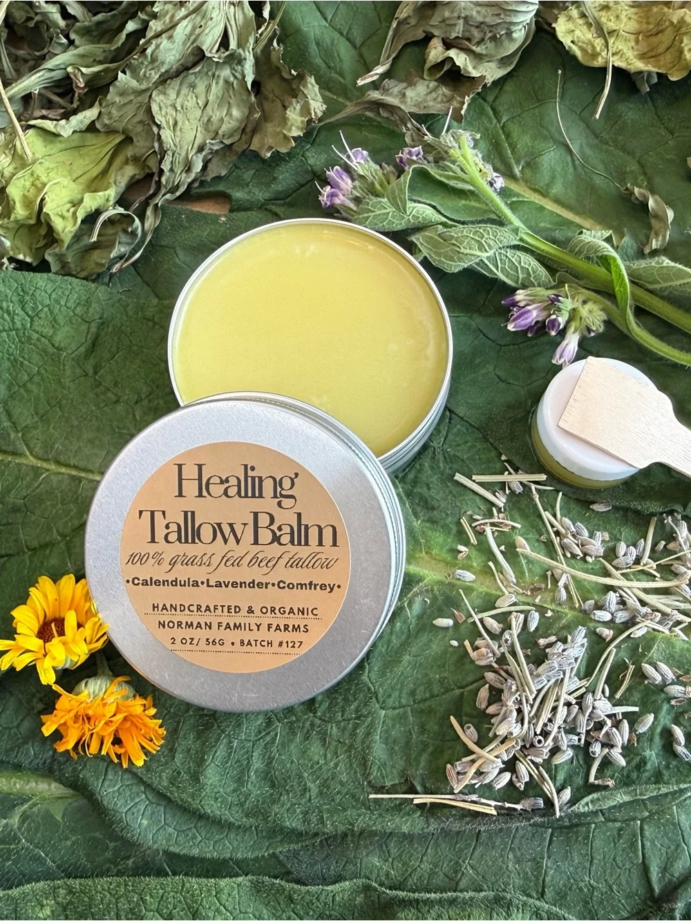 Tallow Balm - Nourishing Body Salve in Yellow